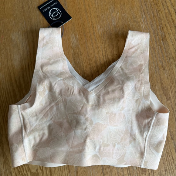 Evelyn & Bobbie Defy Bra NWT Sz Medium Champagne Ginko Pattern - Picture 7 of 9